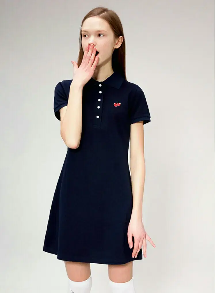 [KIRSH] 키르시CHERRY PK DRESS IS (NAVY)1사이즈